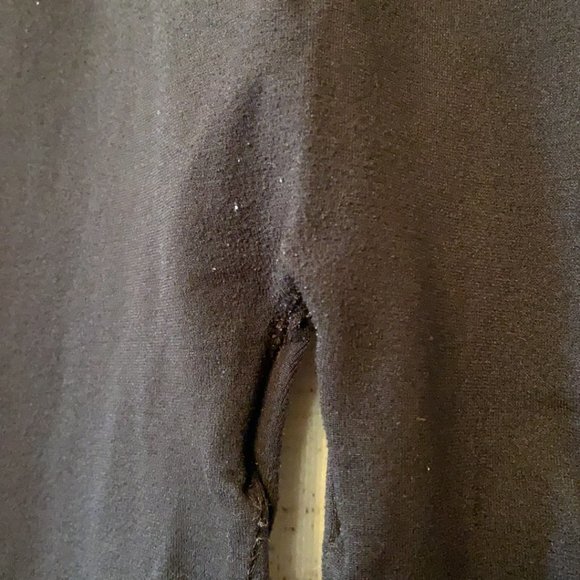 I DON'T CARE Rainbow Stretch Plus Size Black Leggings - Picture 4 of 10